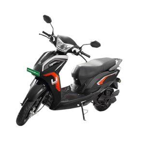 Ampere Powered by Greaves Electric Mobility Magnus Neo Electric Scooter | 80-95 km Real Range, Safest LFP Battery with 5-Year/75,000km Warranty, City-Speed Family Scooter, Strong Dual Frame Chassis (Glossy Black)