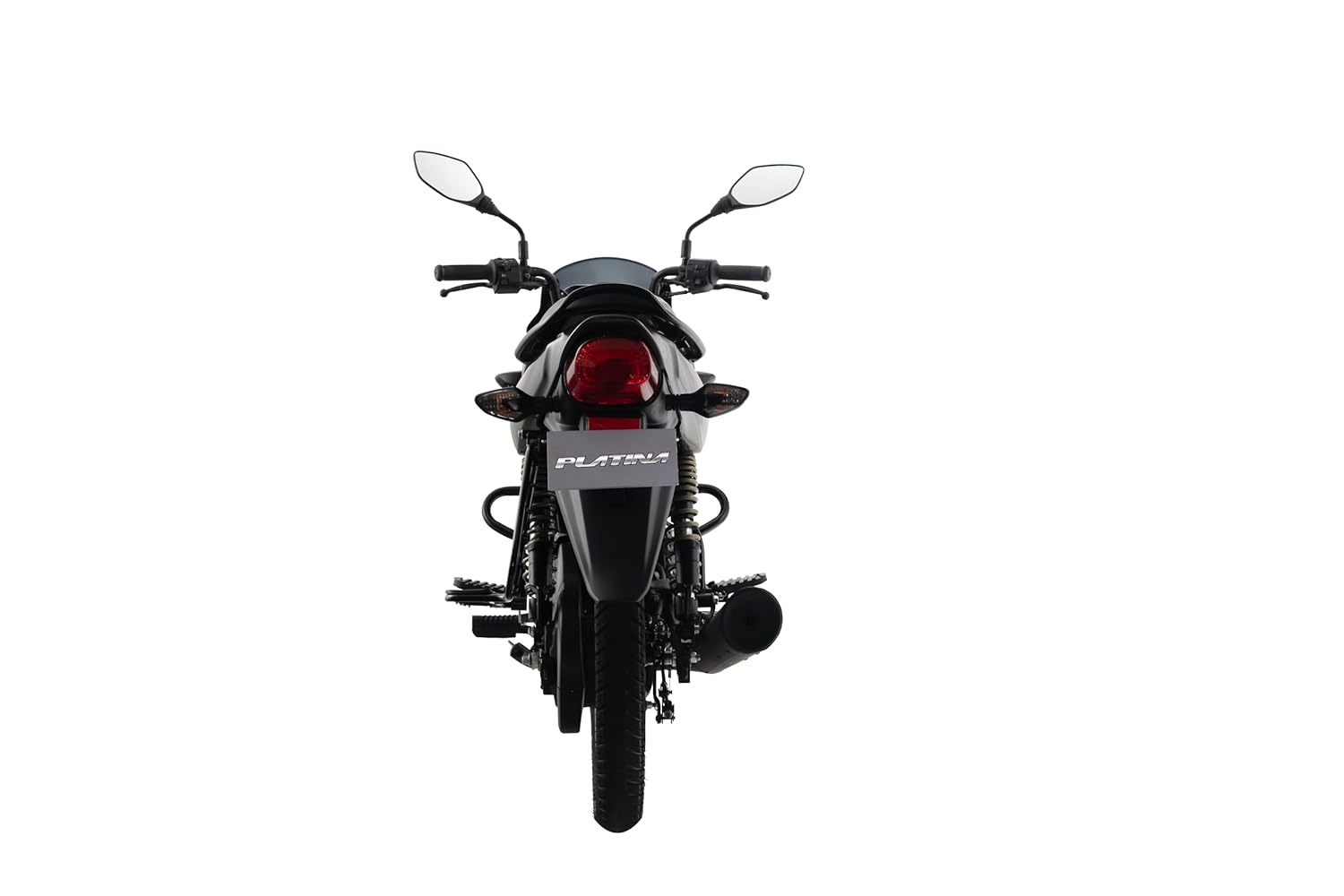 Bajaj Platina 110 Es Drum Motorcycle/Motorbike - Black Red - Ex-Showroom - Image 6