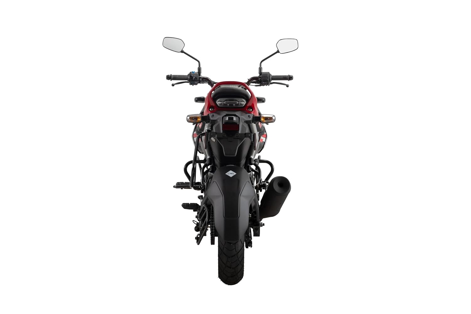 Bajaj Freedom Cng 125 Drum Led Motorcycle/Motorbike - Racing Red - Ex-Showroom - Image 5