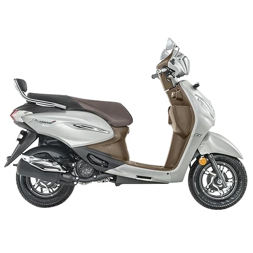 Hero MotoCorp PLEASURE+ 110 BS6 FI ZX DRSC (OBD2B) Scooter Vernier Grey Booking for Ex-Showroom Price