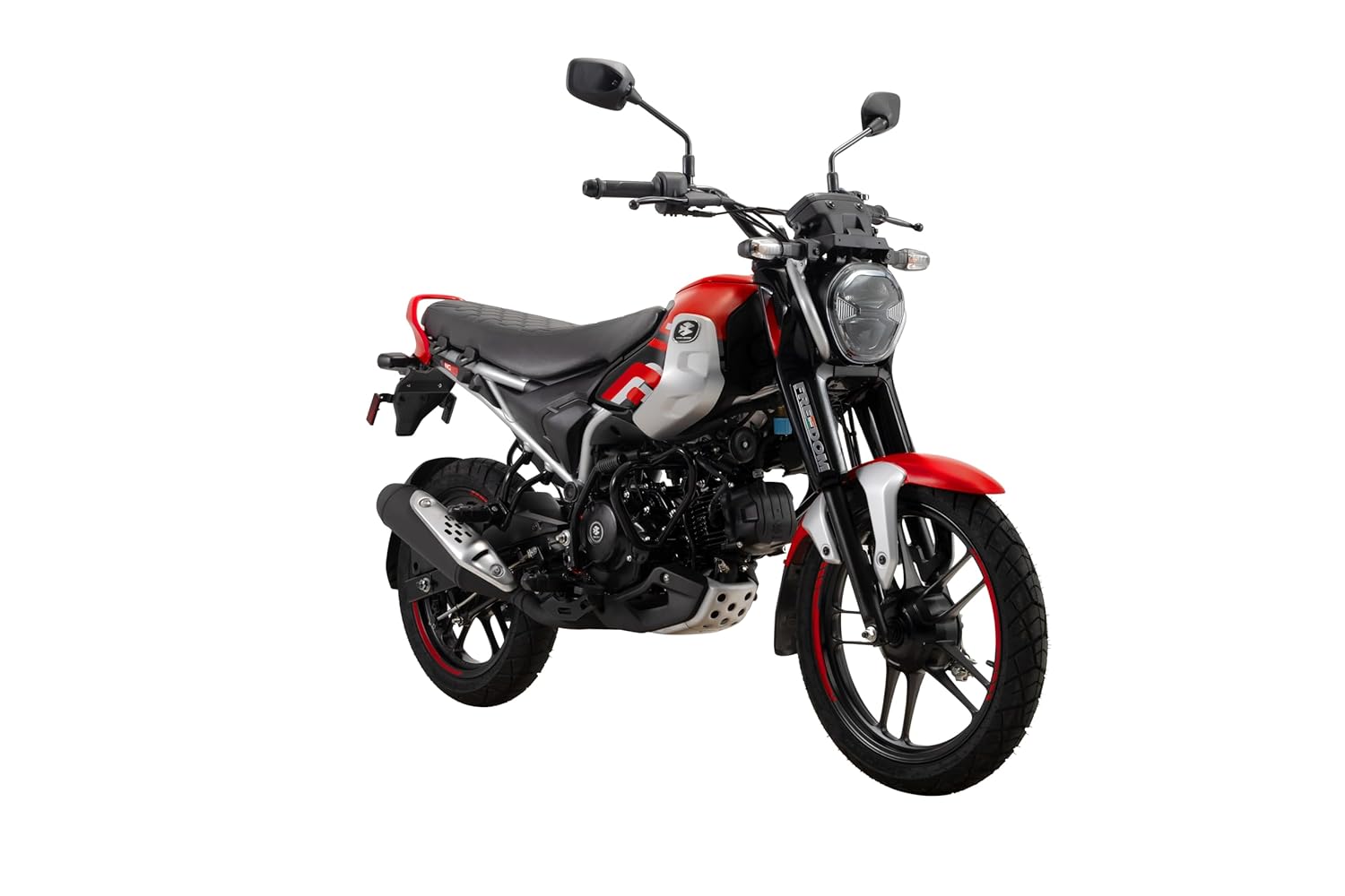 Bajaj Freedom Cng 125 Drum Led Motorcycle/Motorbike - Racing Red - Ex-Showroom - Image 6