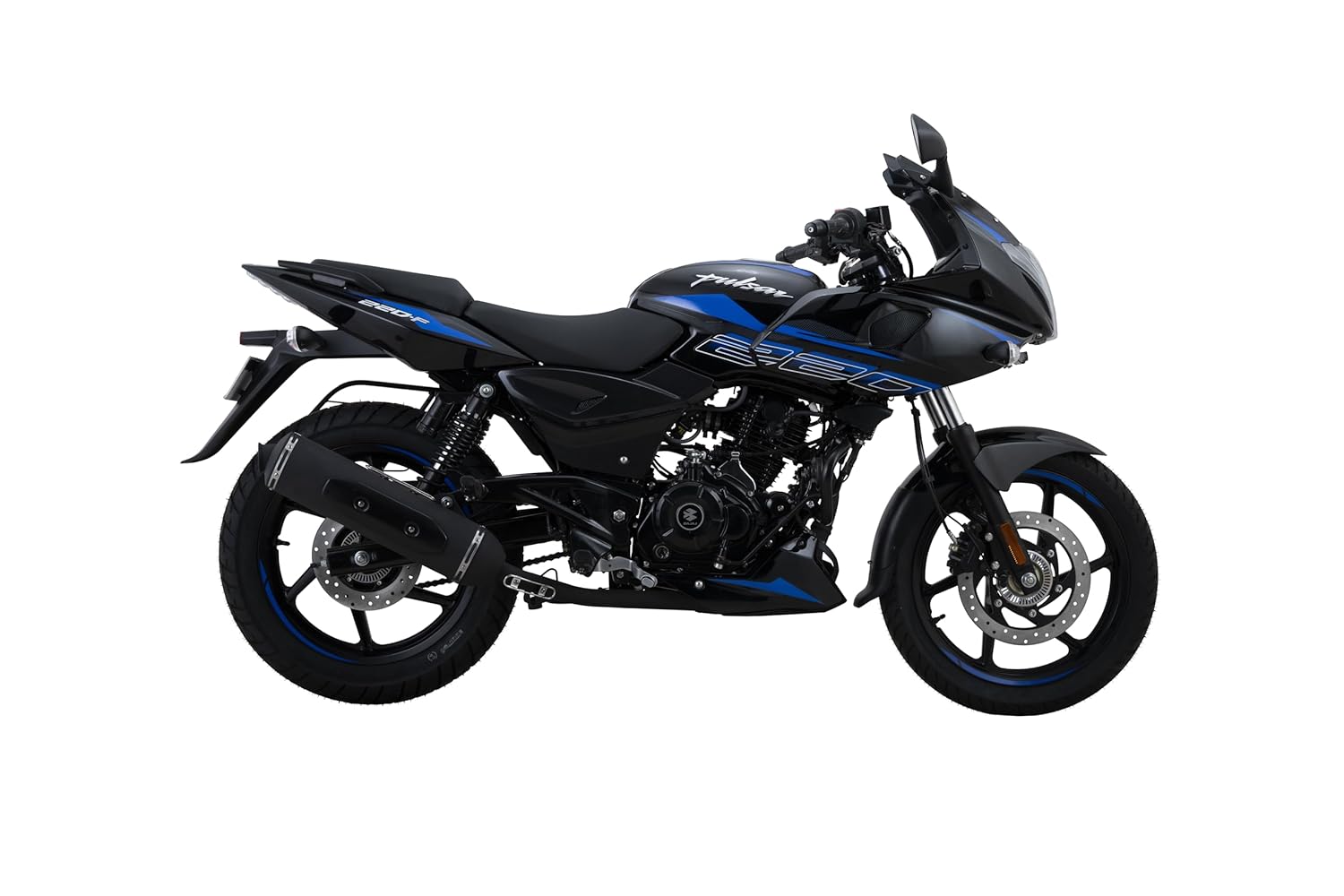 Bajaj Pulsar 220 F Ug Motorcycle/Motorbike - Black Blue - Ex-Showroom - Image 5